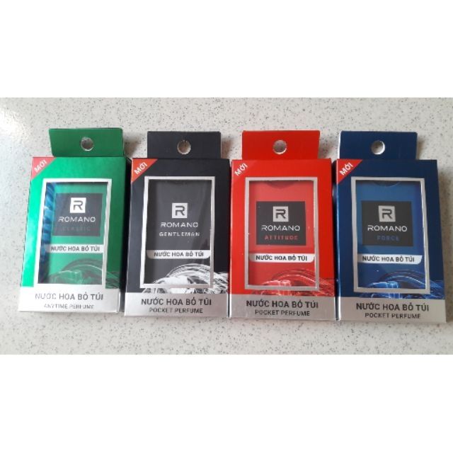 Nước hoa cao cấp Romano 18ml Classic / Attitude / Force/Gentleman