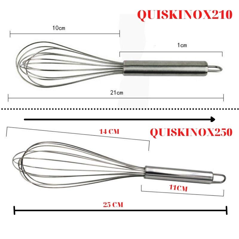 Cây Đánh Trứng Cầm Tay Dụng Cụ Làm Bánh Inox 21cm - QUISKINOX210