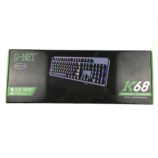 Bàn Phím Cơ G-Net K68 (Blue Switch)-Led Rainbow
