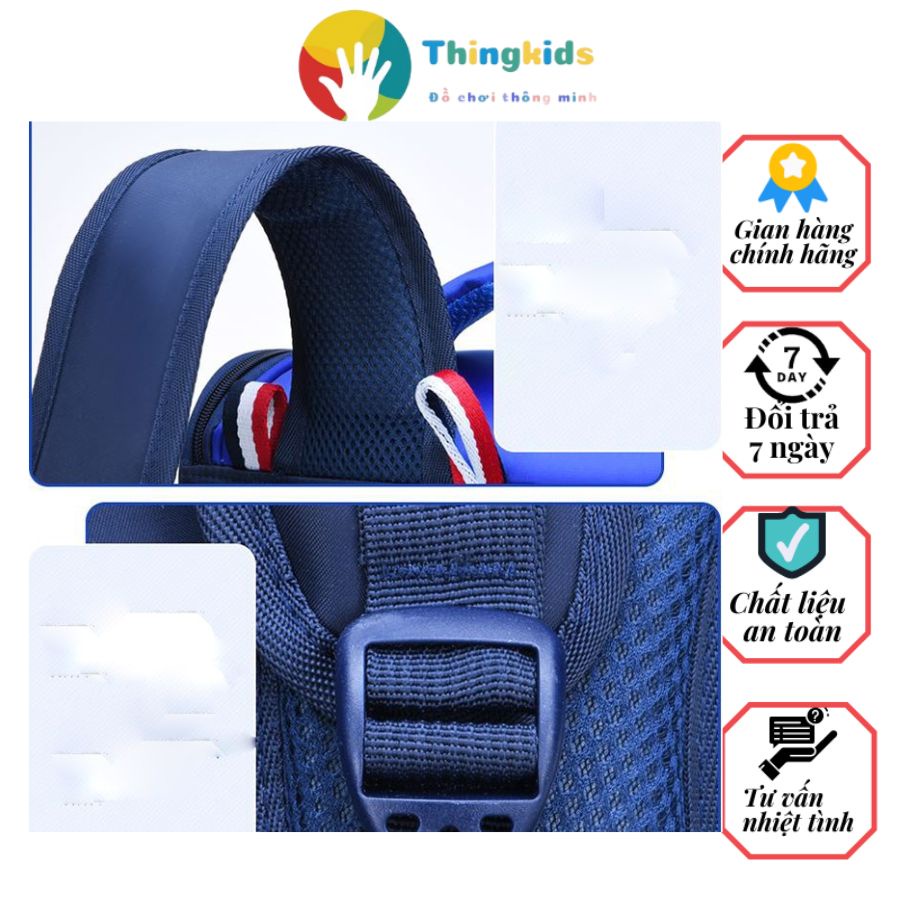 Balo học sinh cấp 1 cấp 2| chống nước chống gù - Thingkids