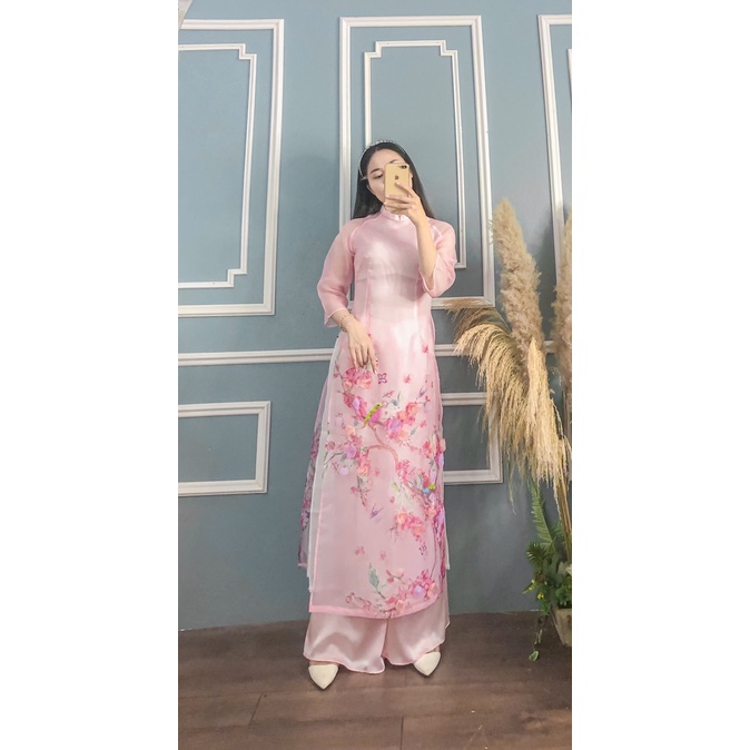 ÁO DÀI HỒNG OANH CÓ QUẦN