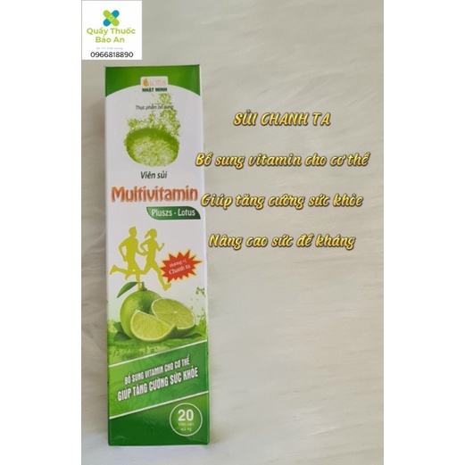 Vitamin C sủi Nhiều vị, mát gan, tăng đề kháng, giúp cơ thể giảm mệt mỏi