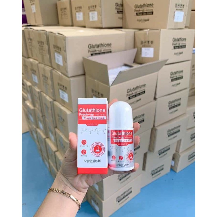 Lăn Khử Mùi, Dưỡng Trắng, Giảm Thâm Angel's Liquid Glutathione Fresh-Up Whitening Magic Deo Stick 60ml | BigBuy360 - bigbuy360.vn