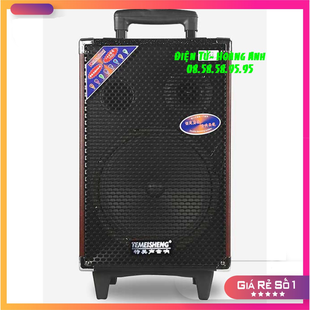 Loa kéo Q8S Tặng 2 mic cầm tay không dây