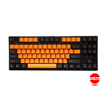 Phụ kiện Key cap độ bàn phím Gaming Tai-Hao Double Shot PBT Orange/Black -Nano