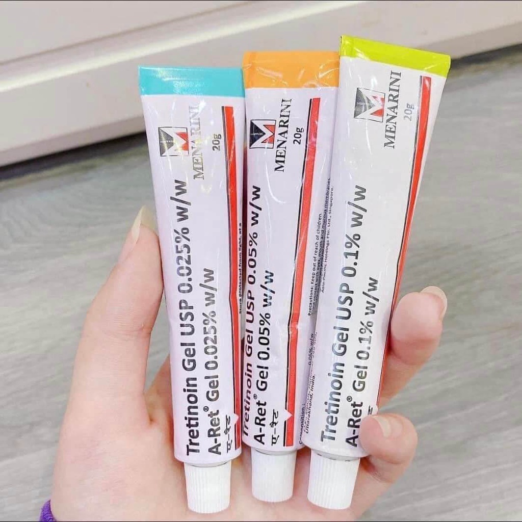 Tretinoin Ấn Độ Aret USP Menarini Giảm Mụn, Tái Tạo Da