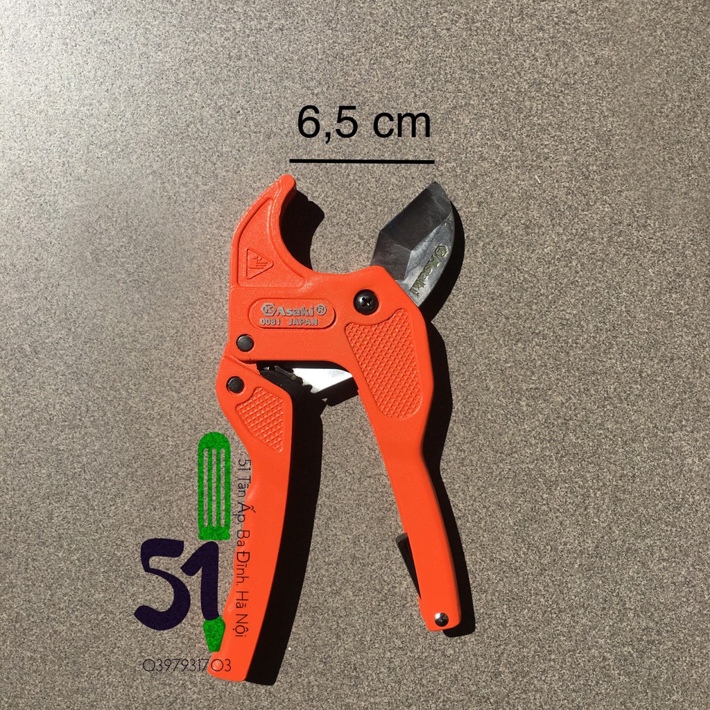 Kéo cắt ống nhựa PVC, PPR ASAKI AK-0081 42mm