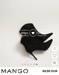 Boots gót nhọn mũi nhọn Man.go xuất xịn (on web)