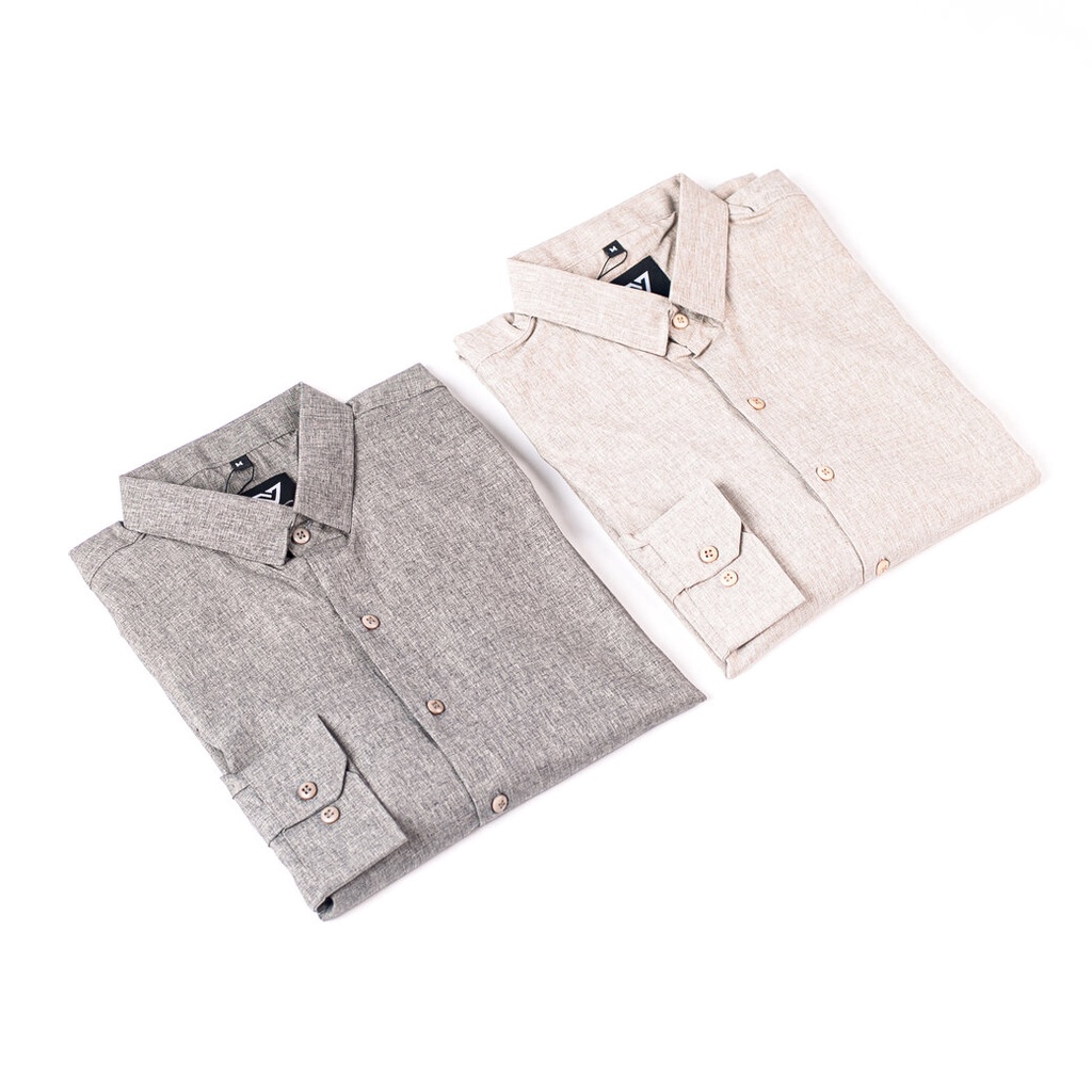 Áo sơ mi Linen cao cấp JKSG, áo vải Linen mềm mịn thoáng mát, form chuẩn Hàn Quốc, sơ mi basic dễ phối đồ
