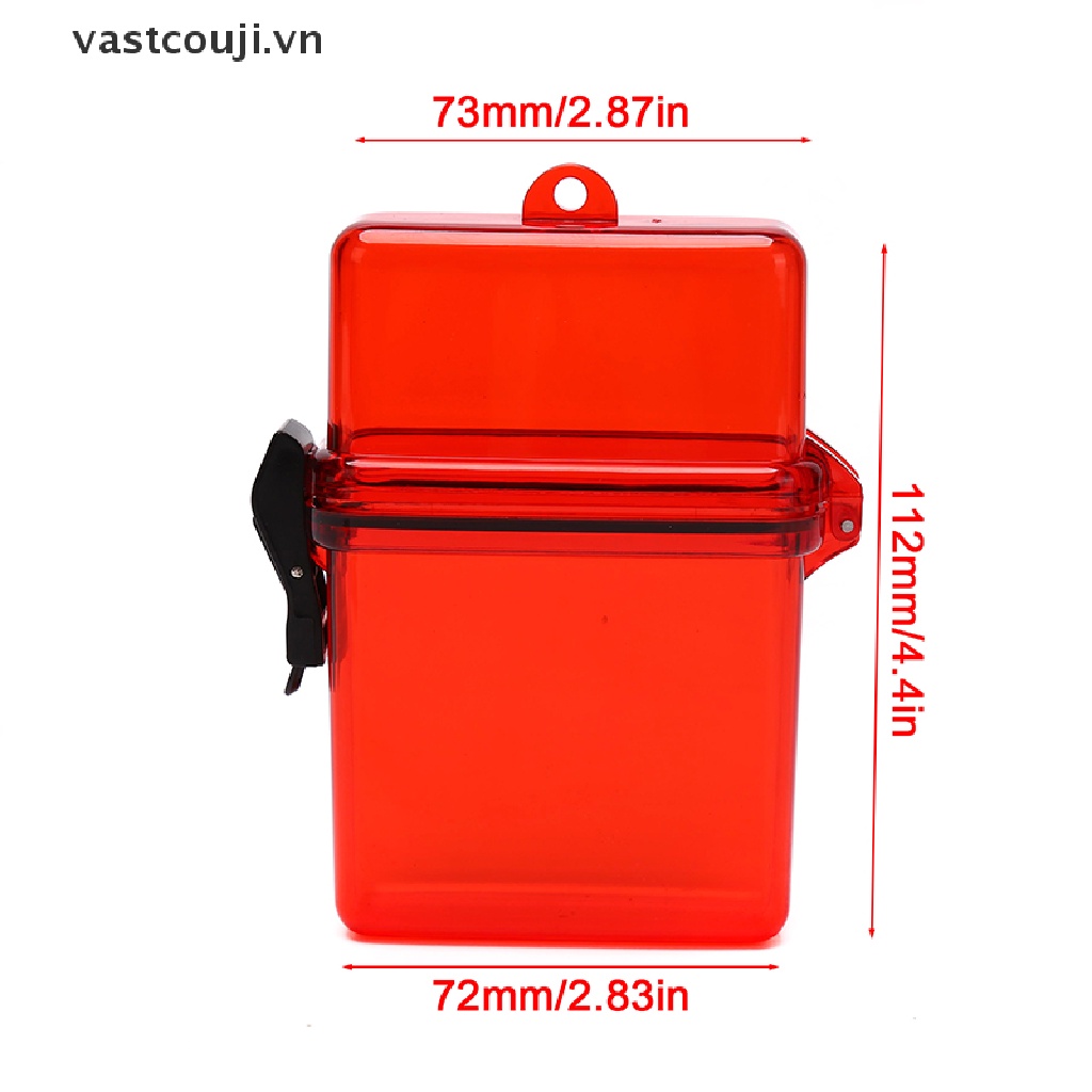 Hộp Đựng Thuốc Lá Bằng Nhựa Chống Thấm Nước Kèm Dây Xích Treo Tiện Dụng