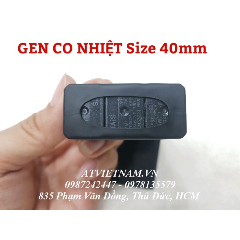 Gen co nhiệt size 40mm thường dùng bọc 3 relay