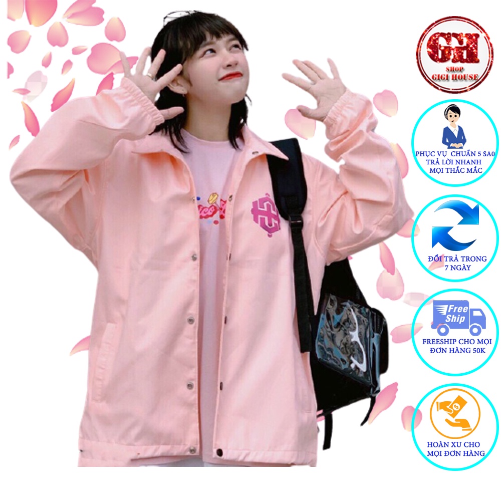 FREESHIP 50K - Áo Khoác Dù ZIPU JACKET Uzzlang Unisex Nam, Nữ