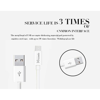 Dây cáp sạc điện thoại Tuxedo Type C USB Data Cable 1M (Hỗ trợ sạc nhanh và truyền tải dữ liệu)