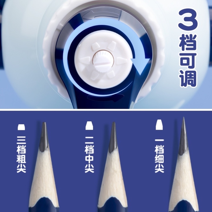 Gọt Bút Chì Hình Phi Hành Gia Dễ Thương Nâng Cấp 3 Măng Có Thể Điều Chỉnh Tự Động Cho Học Sinh