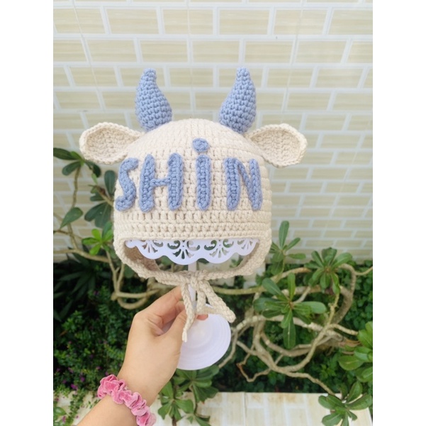 Giày trâu con bằng len có quai cài bé trai, bé gái 0-18m