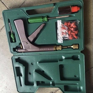 Bộ vá lốp xe máy oto không săm xăm tặng kèm 1 túi viên đạn vá lốp