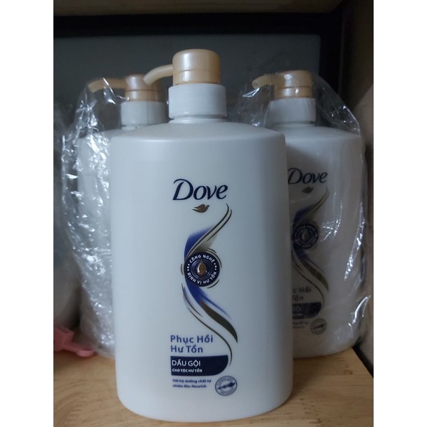 Dầu gội Dove phục hồi tóc hư tổn 880g