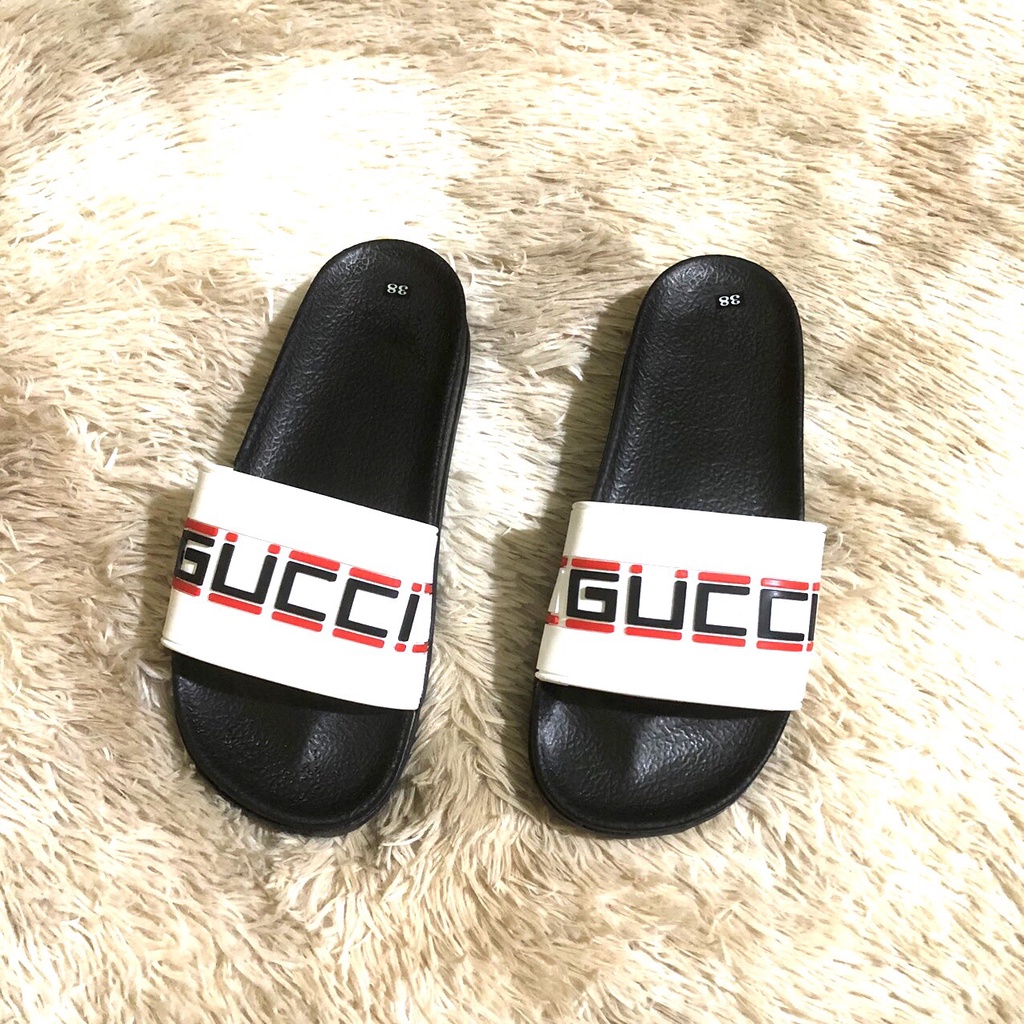 [FREESHIP]Dép Thời Trang  Quai Ngang Nam Cao Cấp GUCCI Bản Đế Super Độn 3 cm Chiều Cao