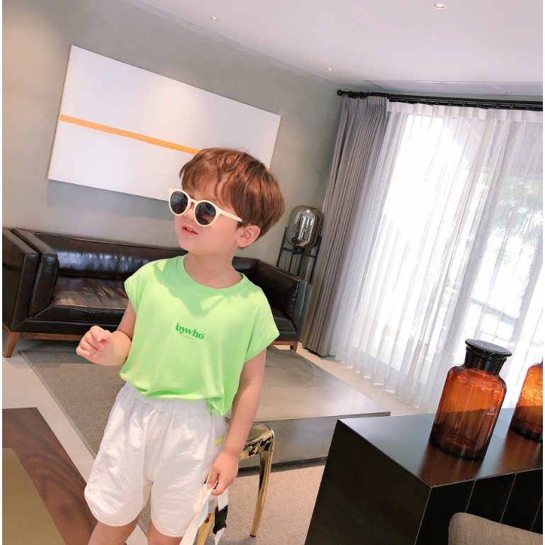 Áo thun tanktop Bywho chất thun lạnh cực mát cho bé A476