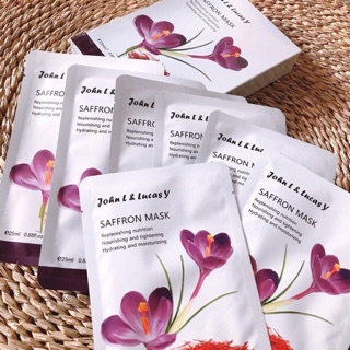 [Giá sỉ] 1 hộp 7 miếng  mặt nạ Saffron UK chính hãng