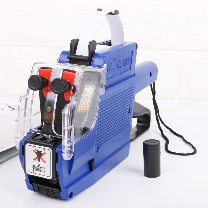 Dụng Cụ Dán Nhãn 10 Chữ Số MX-6600 2 Dòng Kèm Con Lăn Mực