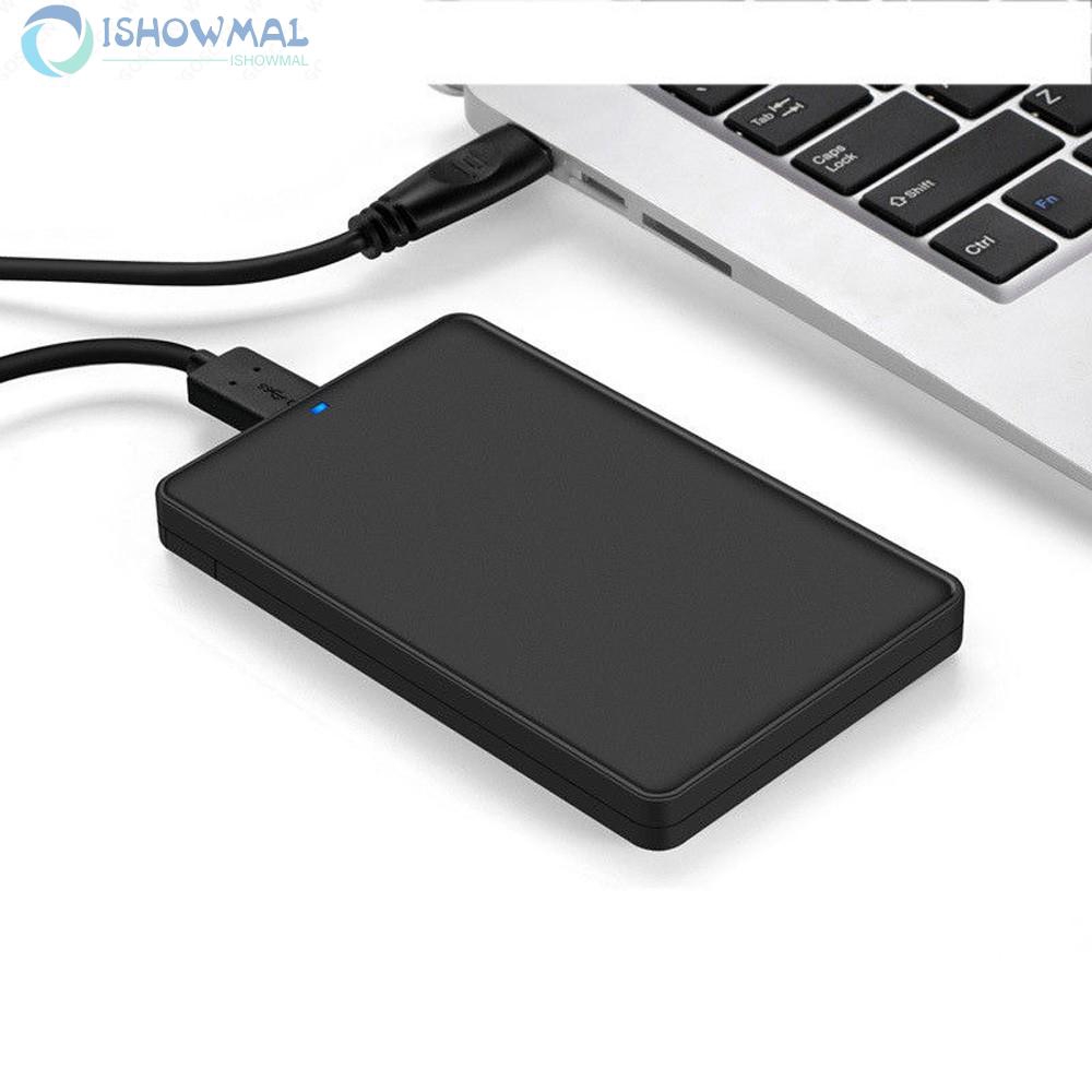 SATA HDD/SSD 2.5" Hard Drive Enclosure Case Black USB 3.0 Laptop ABS Practical