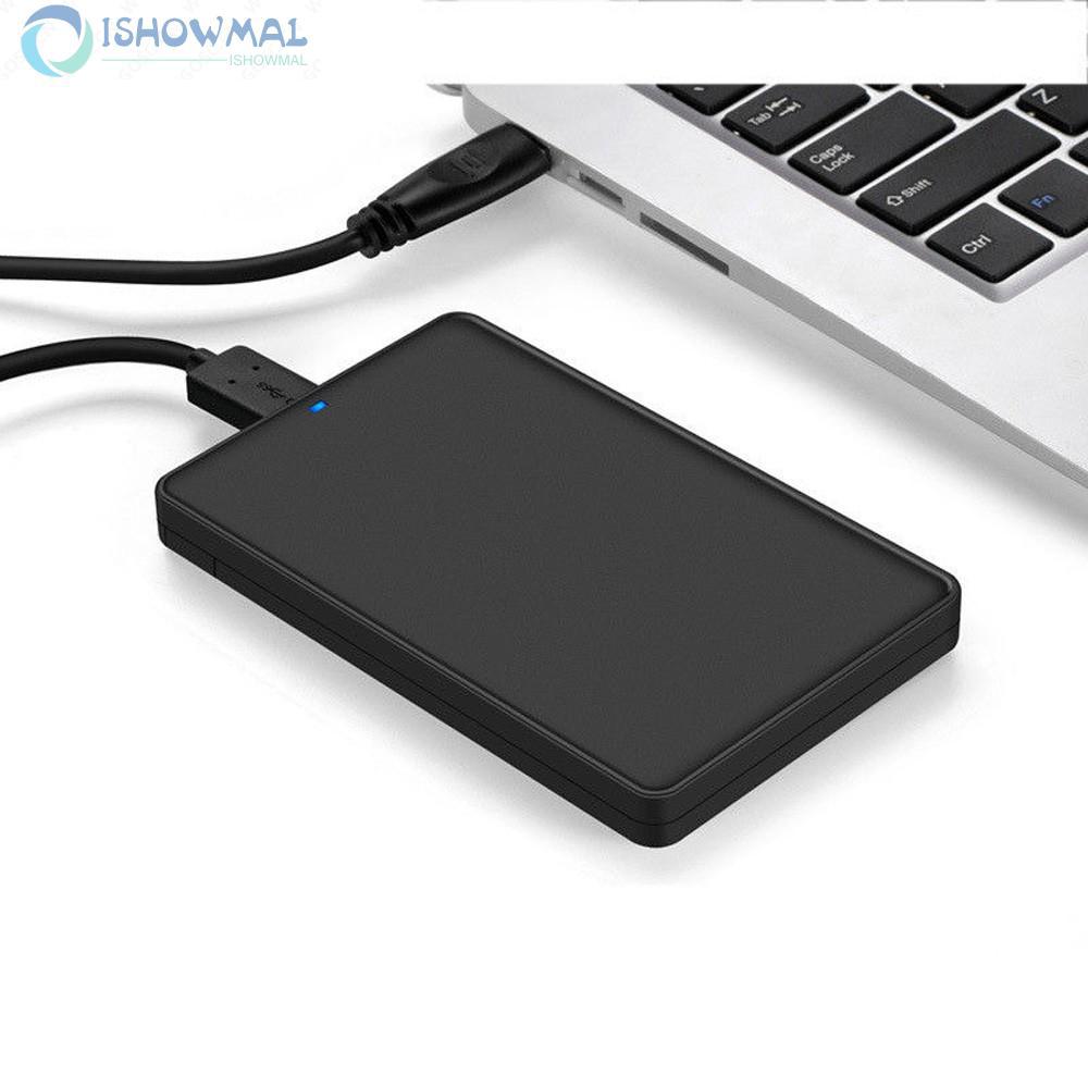 Sata hdd/ssd 2.5" hard drive enclosure case black usb 3.0 laptop abs practical