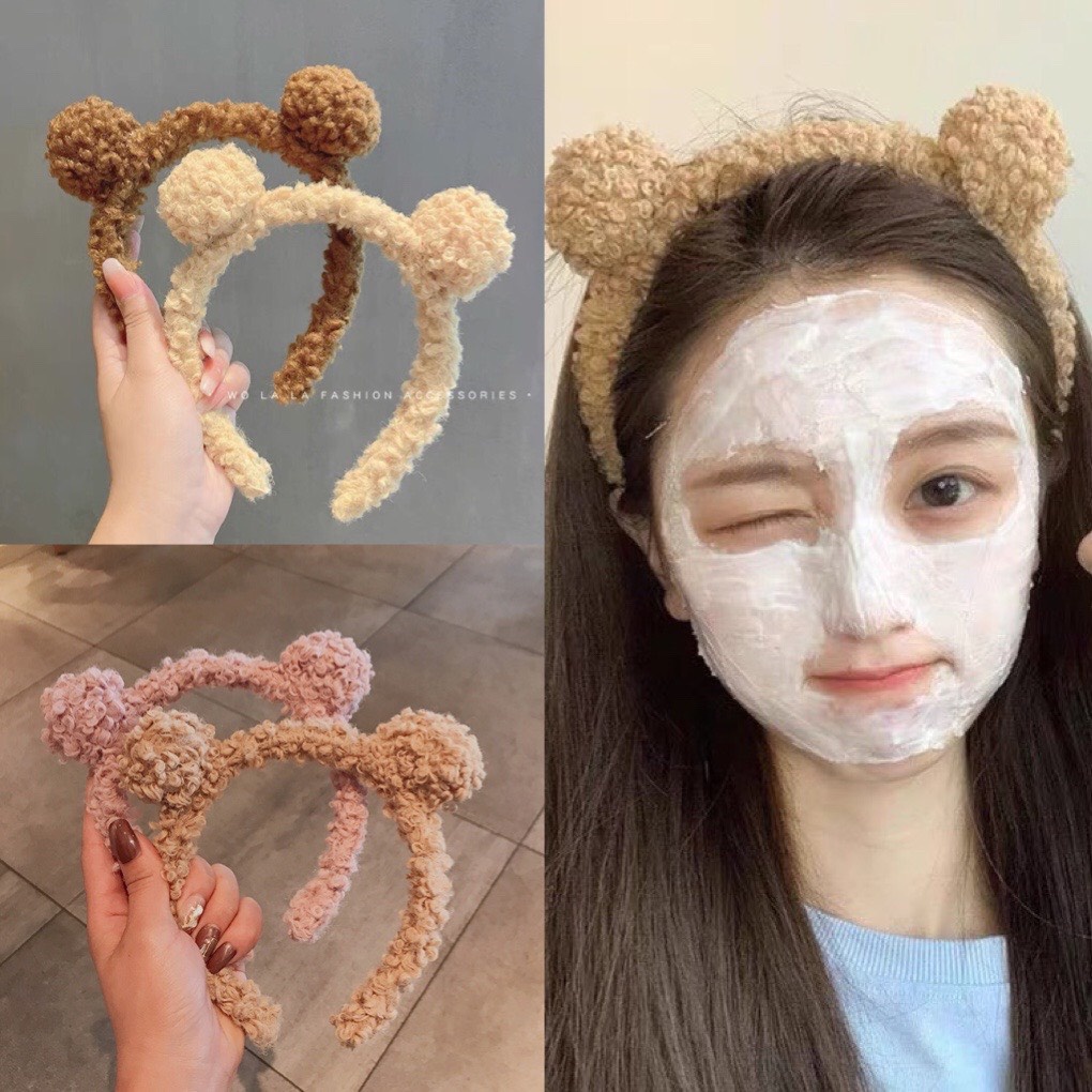 Băng đô cài tóc hình thú dễ thương, bờm tóc rửa mặt, phụ kiện tóc - Lala Accessories
