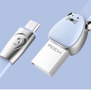 Dây cáp sạc Iphone/ IPad hình thú Cute( Hãng ROCK)