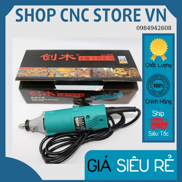 Máy Điêu Khắc gỗ Cầm Tay Cot 3 Công Suất 360W-220V, máy sử dụng mũi kẹp 3mm