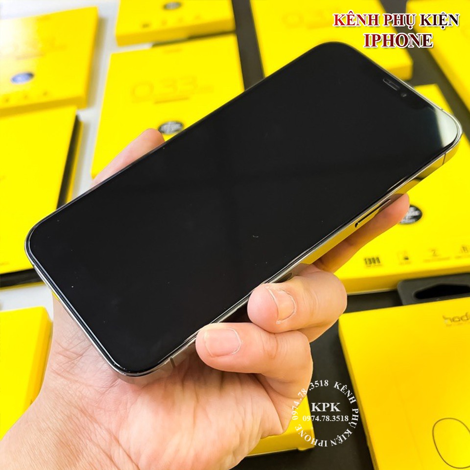 Cường lực cao cấp HODA iPhone 12 pro/ ip 12/ 12 pro max/11 pro max/ xs max/ip 11/11 pro chính hãng