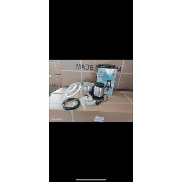 Máy xay thịt inox đa năng 4 lưỡi siêu bền