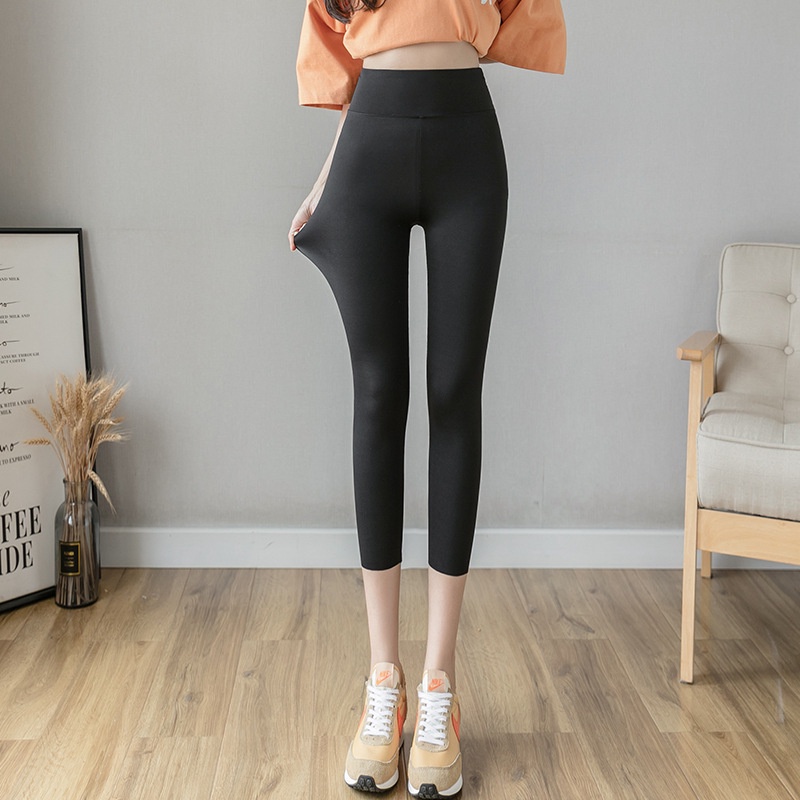 Quần Legging Đùi Ngố Nâng mông Lửng dài tập gym Yoga Hack dáng Cao cấp Quần Biker thể thao Tập Zumba Aerobic Dáng dài