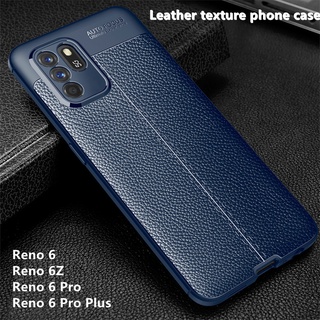 Ốp Điện Thoại Da Mềm Chống Sốc Màu Trơn Thời Trang Cho OPPO Reno 7 8 Z 7Z 8Z 6 Pro Plus 4G 5G Reno8Z A94