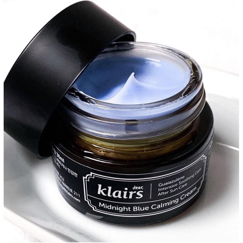 Kem dưỡng phục hồi da Midnight blue calming cream