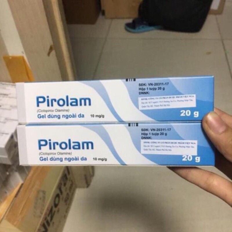 GEL DÙNG NGOÀI DA PIROLAM - Bôi Nấm - túp 20g