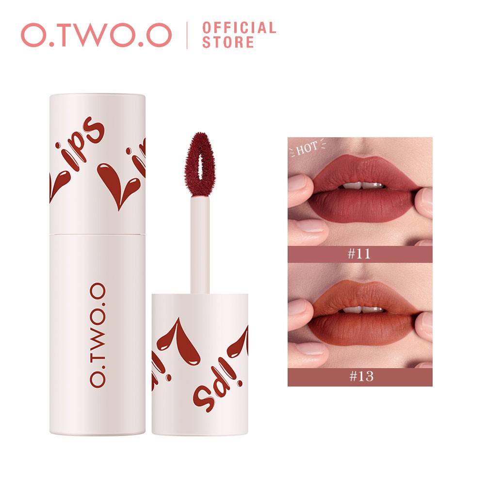 Son môi lì Creme O.TWO.O dưỡng ẩm mềm mịn 14 màu 30g