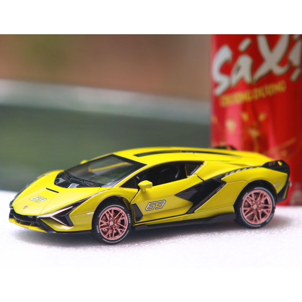 Đồ chơi Xe mô hình hợp kim Lamborghini Lightning SAIN cao cấp tỷ lệ 1:32 (Phiên bản 2)