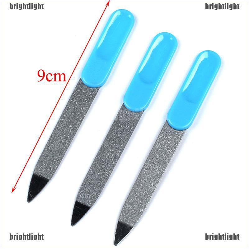 (Hàng Mới Về) 2 Cây Dũa Móng Tay Bằng Thép Không Gỉ