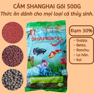 Cám SHANGHAI gói 500g - Thức ăn cho các loại cá cảnh | Hingaostore.