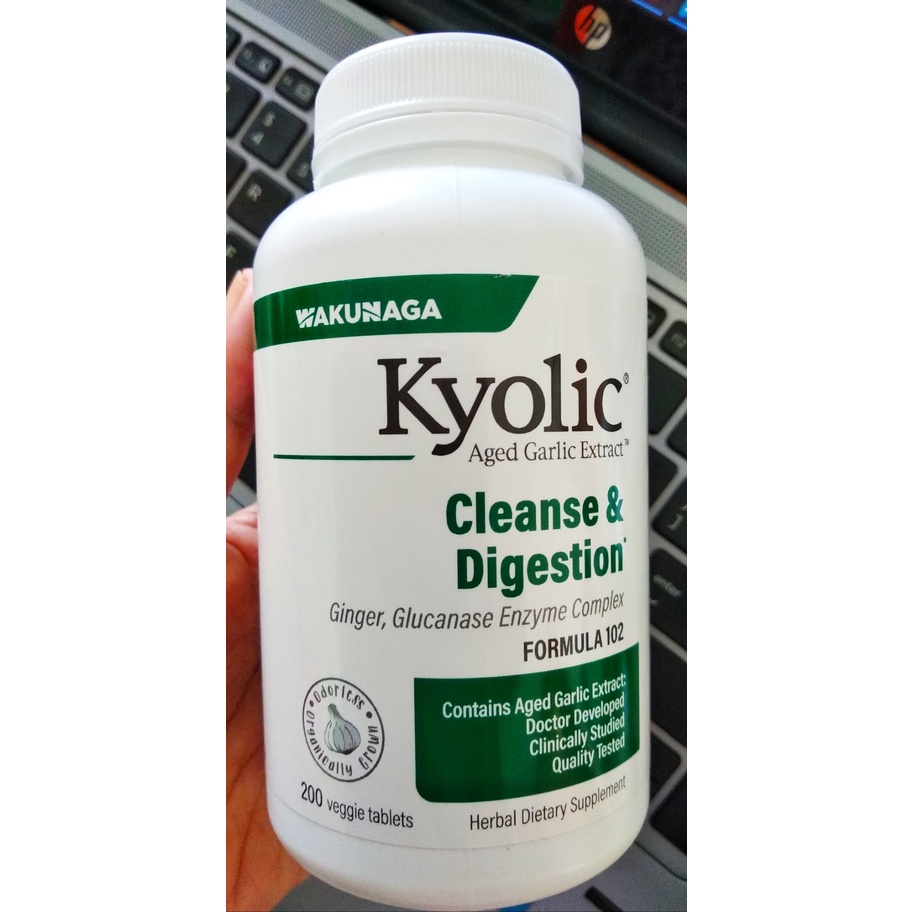 Hỗ trợ kiểm soát nấm Candida và tiêu hóa Kyolic Formula 102