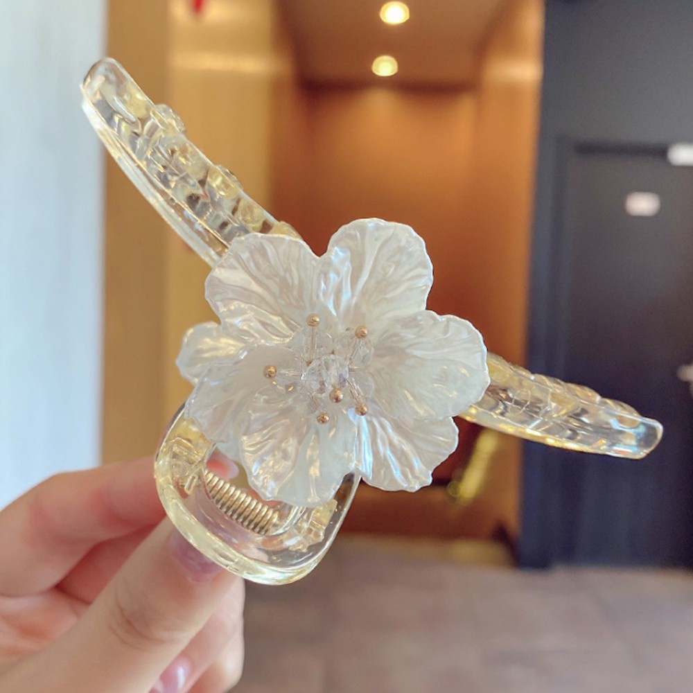 Kẹp Tóc Càng Cua Hình Hoa Chống Trượt Thời Trang Cho Nữ Mihan1