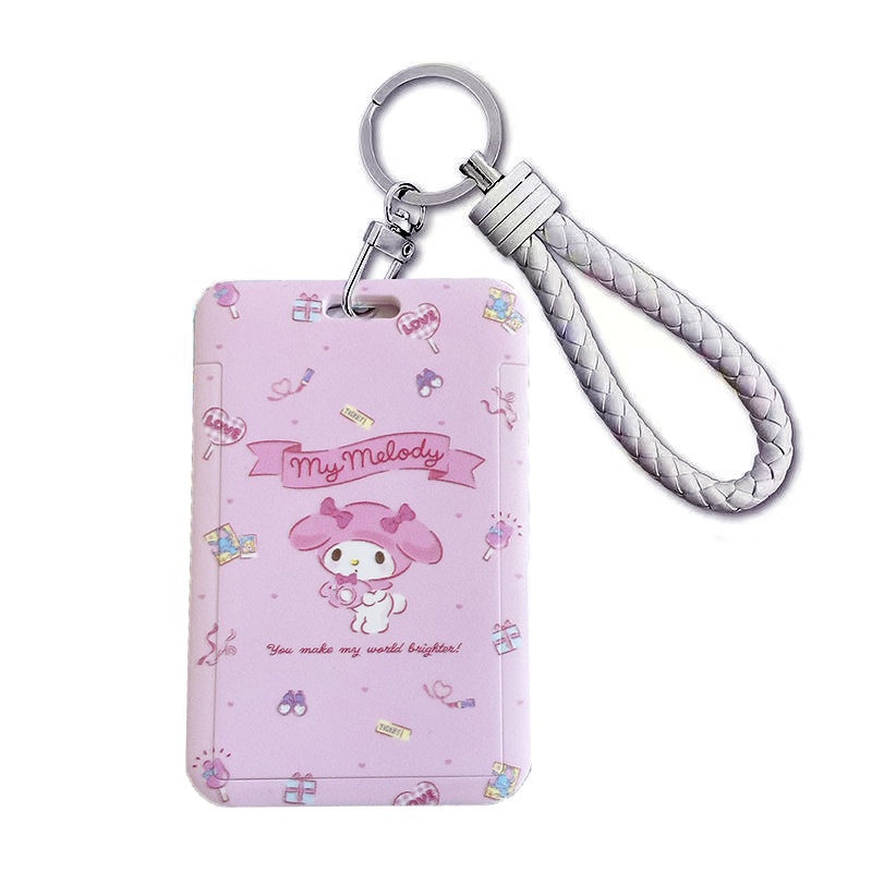 Ốp Điện Thoại Cứng Có Ngăn Đựng Thẻ In Hình Kulomi Melody Dễ Thương