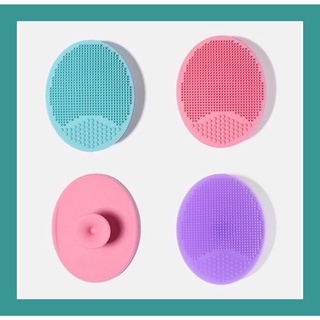 Miếng rửa mặt silicon mềm mại (màu ngẫu nhiên)