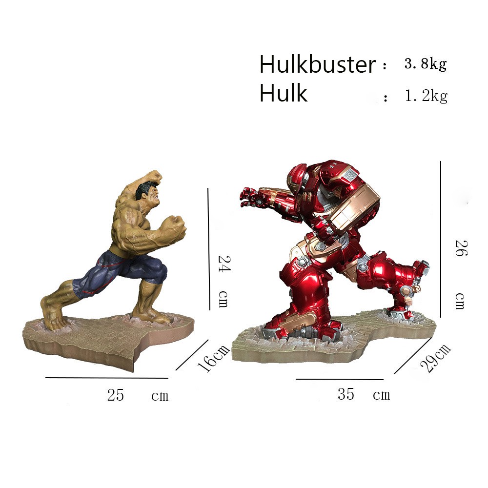 Mô hình Hulkbuster Anti Hulk cao cấp 26cm