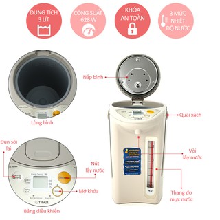 BÌNH THỦY ĐIỆN TIGER PDR - S40W