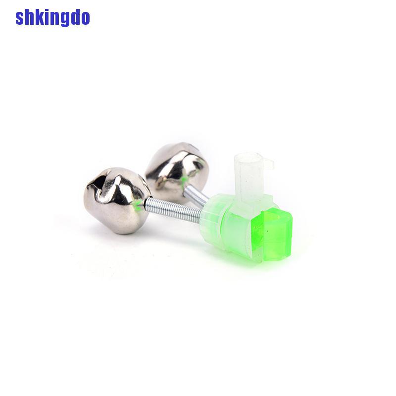 Set 10 Chuông Báo Cá Cắn Câu Màu Xanh Lá