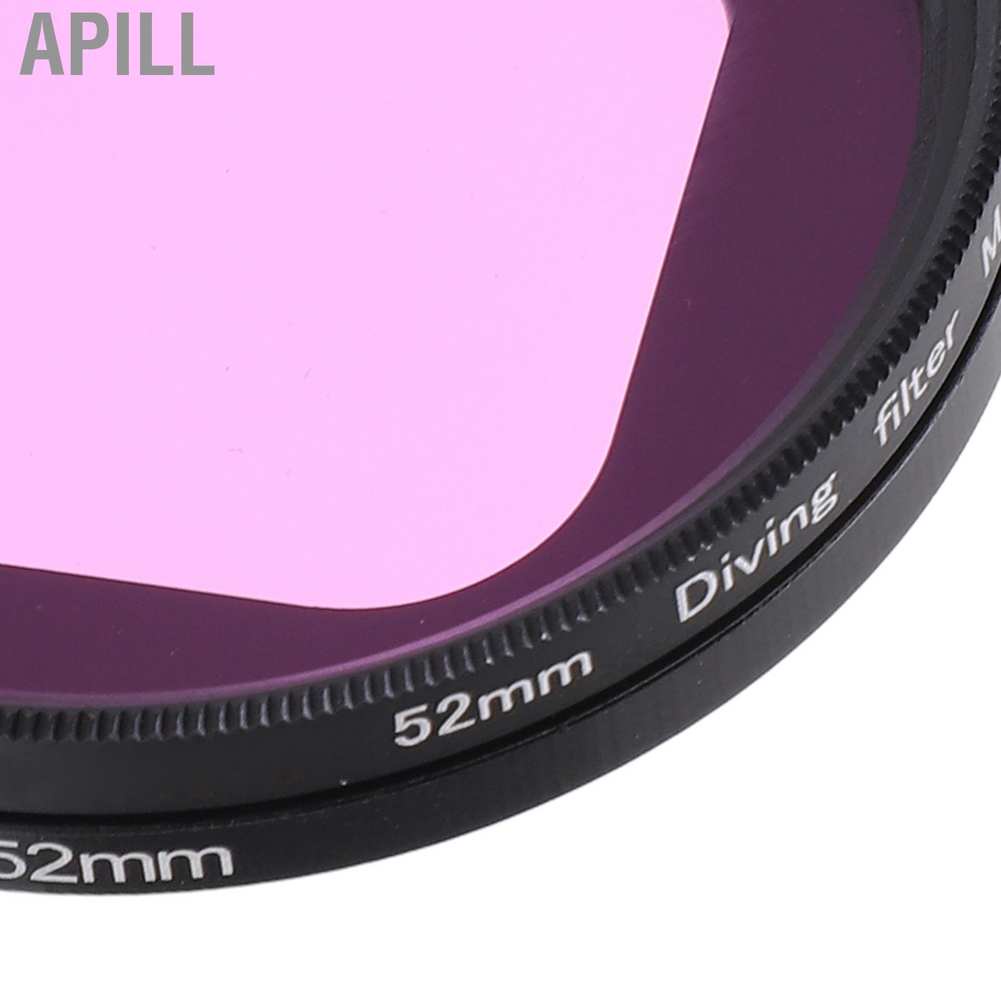 Kính lọc màu tím cho camera hành trình Apill Junestar 52mm Hero 9 10 | BigBuy360 - bigbuy360.vn