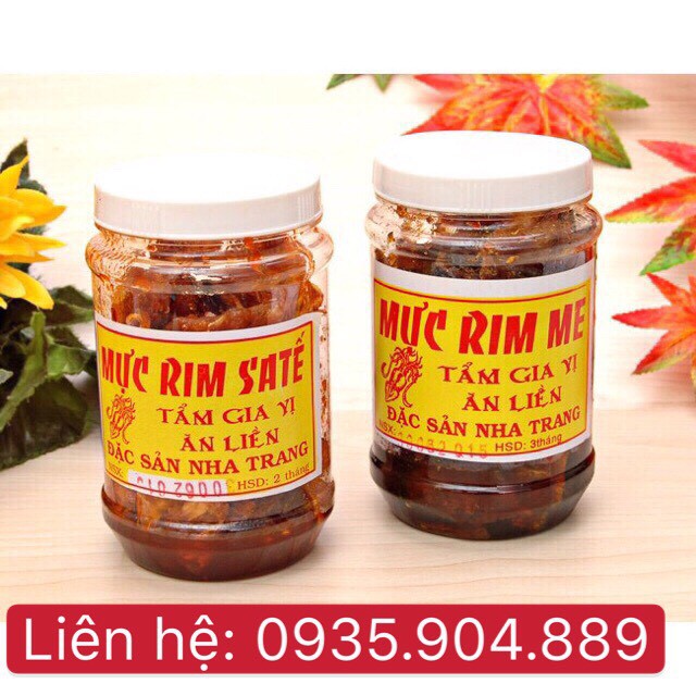 Mực Rim Me. Mực Rim Sa tế Nguyên Con - đặc sản Nha Trang