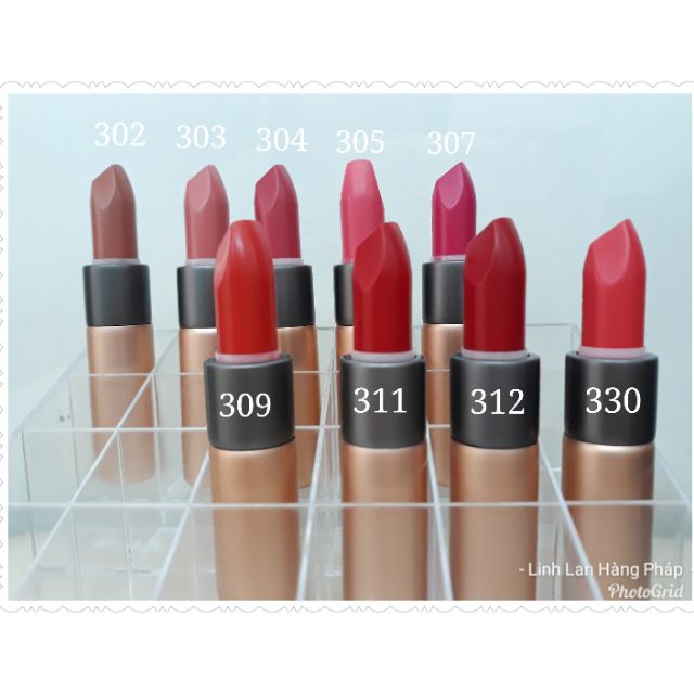 HÀNG XÁCH TAY PHÁP. SON LÌ VELVET PASSION CỦA KIKO Milano ITALY. Mã số màu trên hình